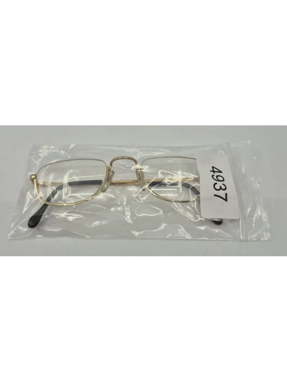 Luxottica Italy Socrates Eyeglasses Half Rim Gold Electroplated Frames 50-22-145